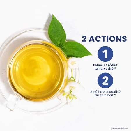 Santarome Bonne Nuit Infusion Sommeil et Relaxation Bio Saveur Orange 20 Sachets