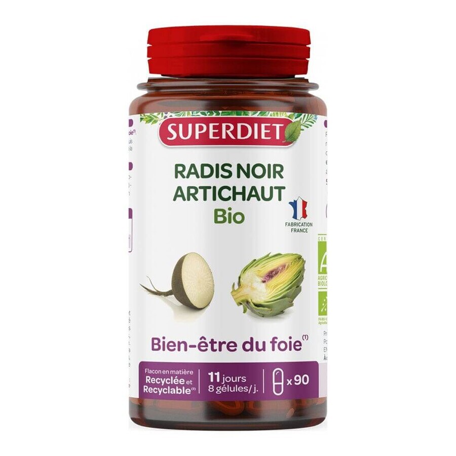 Comprar Superdiet Rábano Negro y Alcachofa 90 Cápsulas 90 Gélules Superdiet Rábano Negro y Alcachofa 90 Cápsulas 90 Gélules