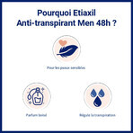 Etiaxil Deodorant Roll-on 48 uur voor mannen 2x50ml