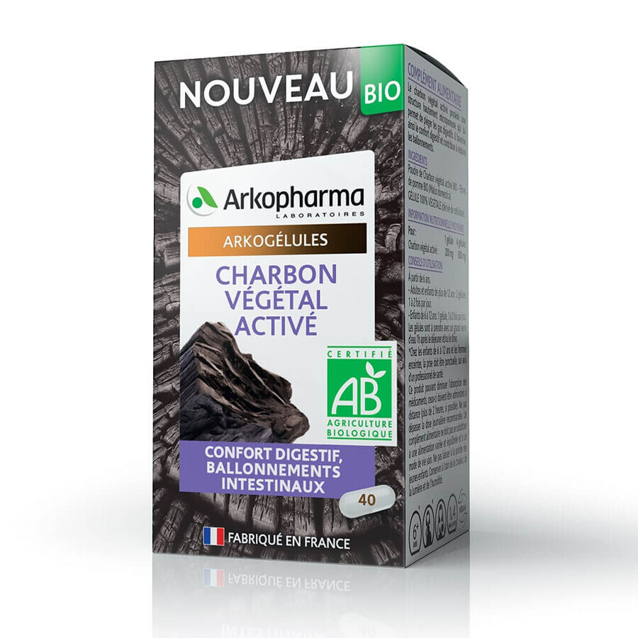 Arkopharma Arkocapsule Carbone organico 80 capsule
