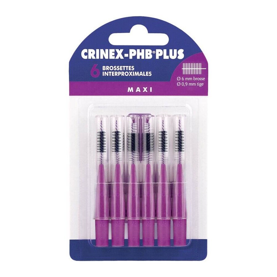 Buy Crinex Maxi X6 Phb Plus Interdental Toothbrushes Crinex Maxi X6 Phb Plus Interdental Toothbrushes