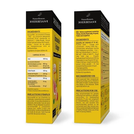Herbesan Complexe Vitalité Immunité Müdigkeit 20 Ampullen