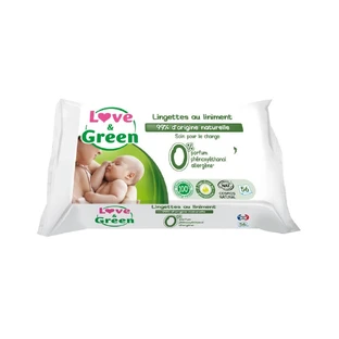 Toallitas cambiadoras Love&Green Baby Linen x56