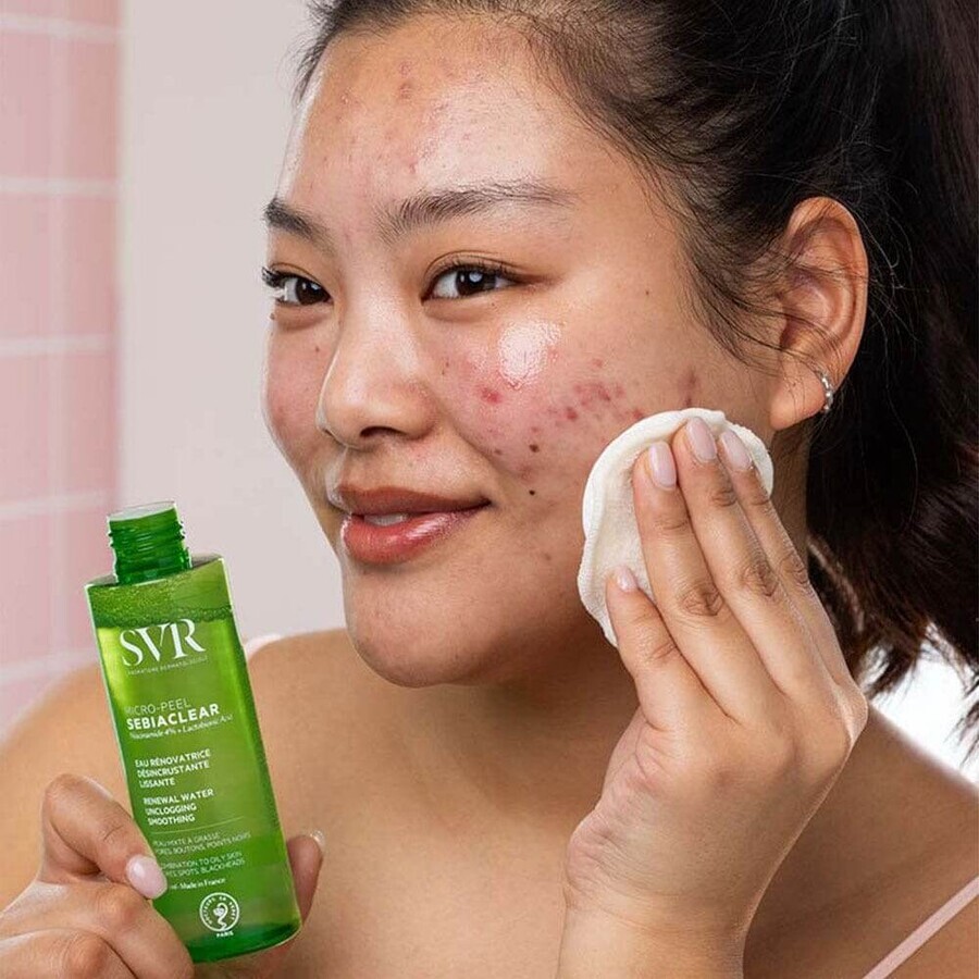 Svr Sebiaclear Micro-Peel Renewing Water Sensitive acne-prone skin 150ml
