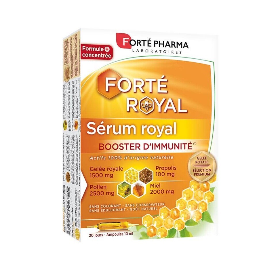 Forté Pharma Forté Royal immune defense serum enriched with Pollen, Honey, Royal Jelly and Propolis 20 vials