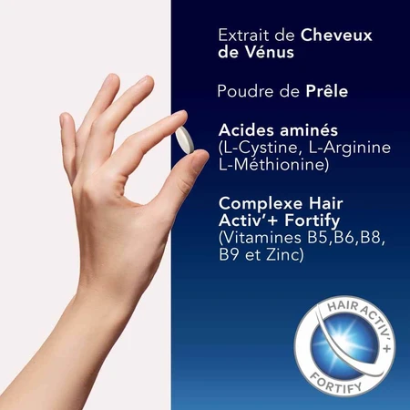 Arkopharma Forcapil Anticaduta 2 + 1 month free Cheveux et Ongles Dévitalisés 90 Tablets