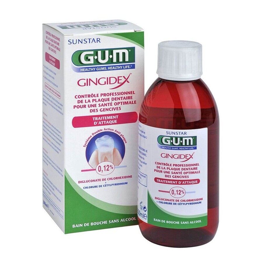 Gum Gingidex 0.12% Alcohol-free bath 300 ml