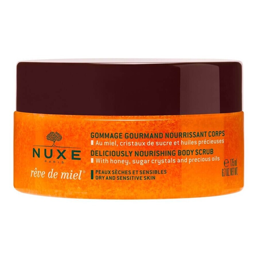 Nuxe Reve De Miel Voedende Lichaamsscrub Droge en Gevoelige Huid 175ml