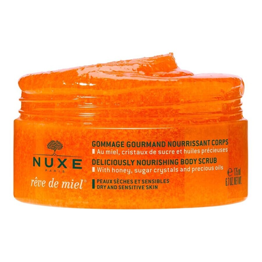 Nuxe Reve De Miel Voedende Lichaamsscrub Droge en Gevoelige Huid 175ml