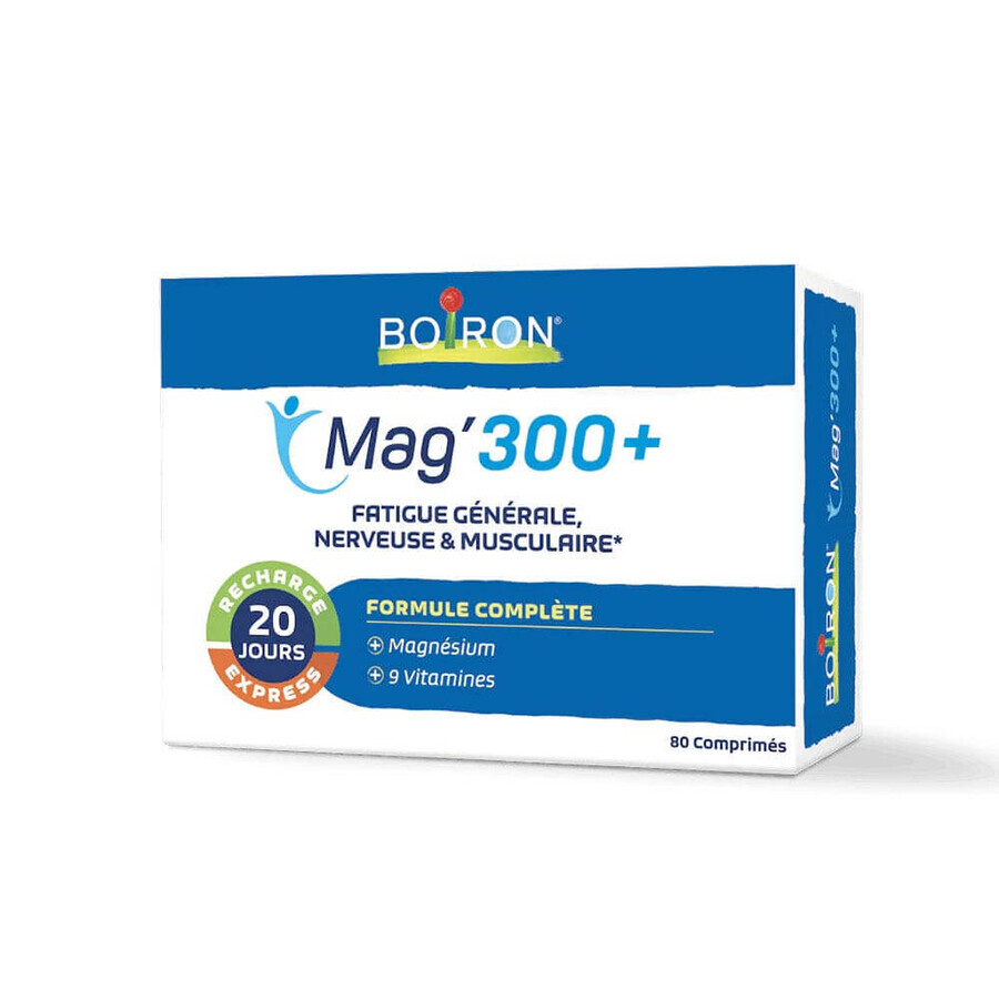 Boiron Supplementen Magnesium 300+ 160 tabletten 80 tabletten