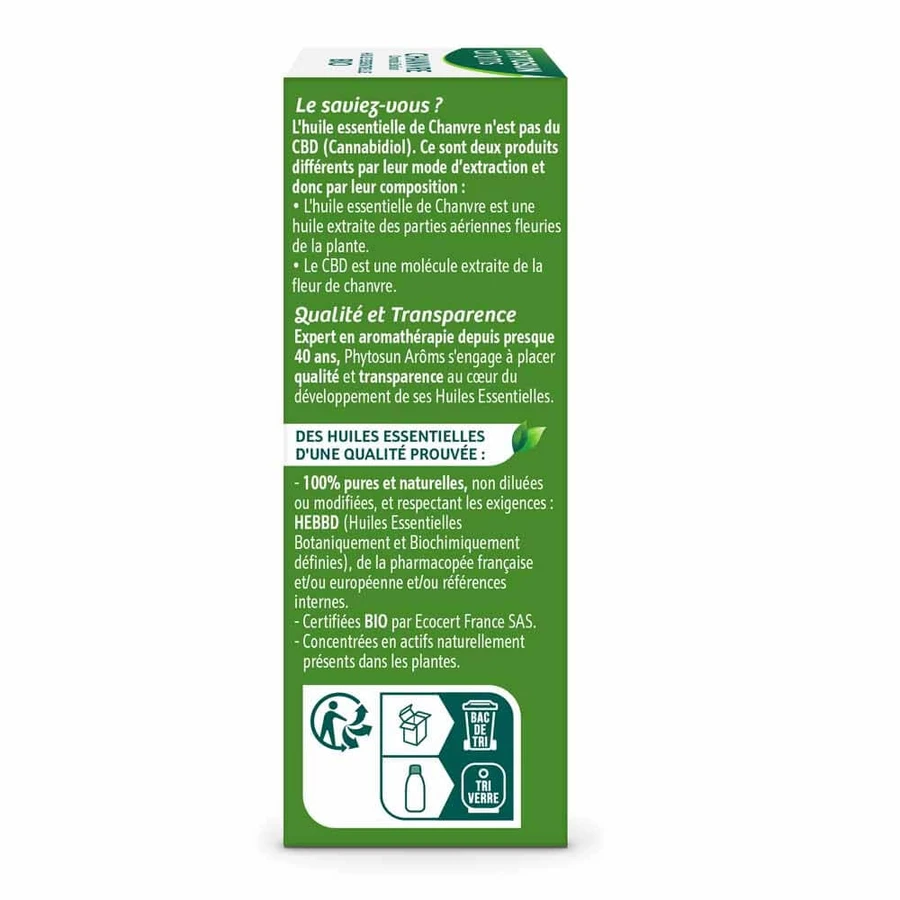 Phytosun Aroms Ätherisches Hanföl Bio 5ml