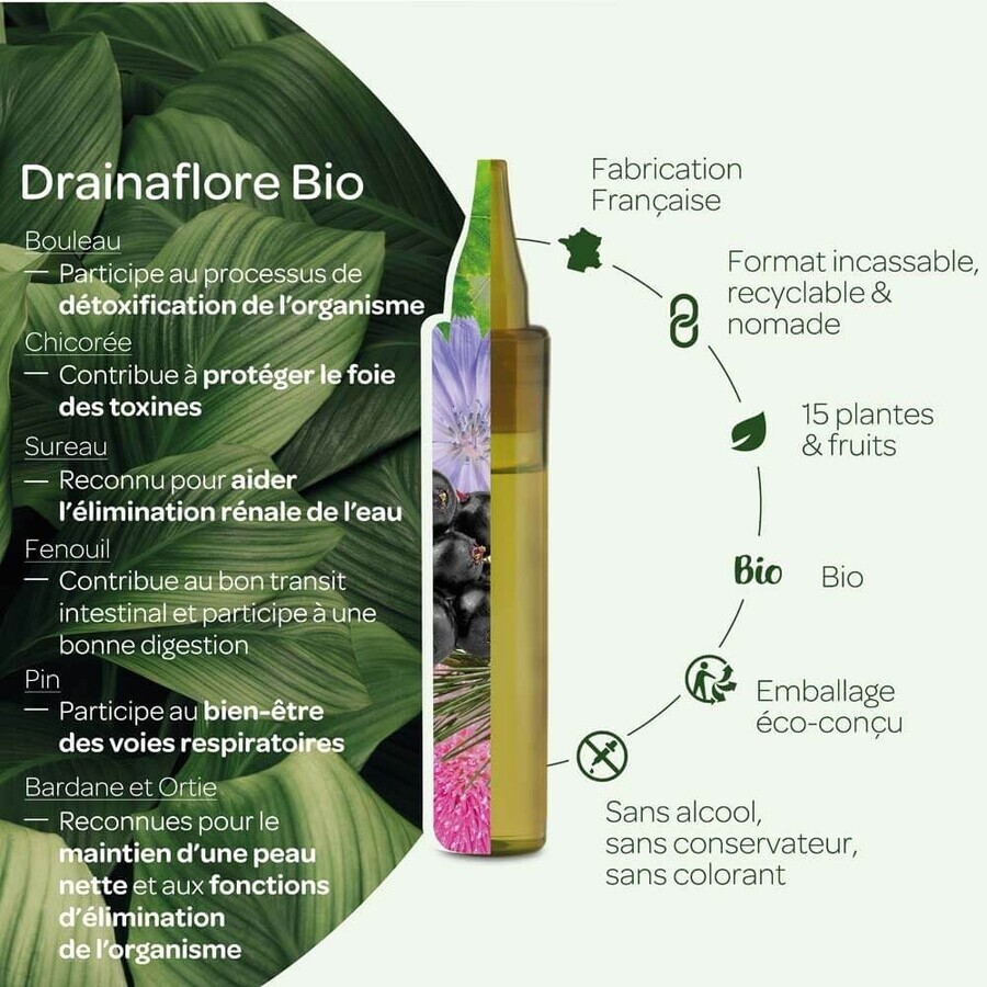 Superdiet Drainaflore Unidose Bio 300 ml