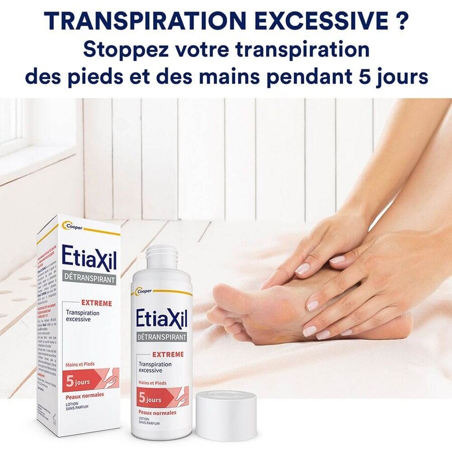 Etiaxil Detraspirante Déodorant Pieds & Mains Peaux Nomales 100ml
