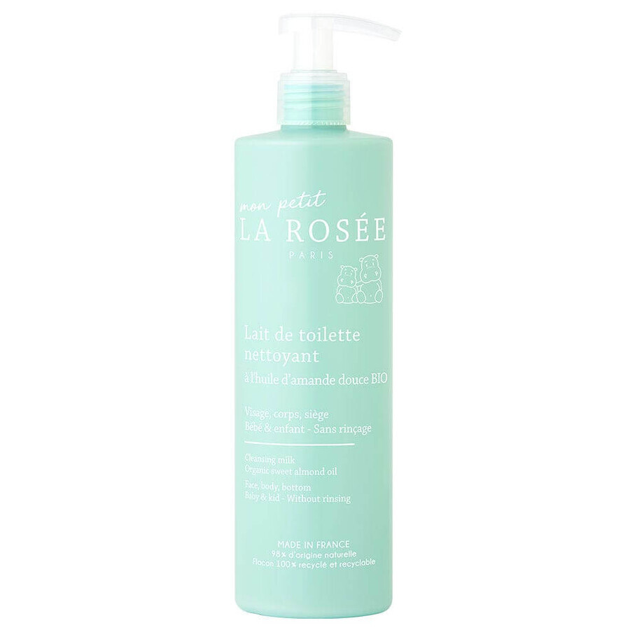 LA ROSÉE Bebè Reinigingsmelk A l'Huile d'Amande Douce Bio 400ml