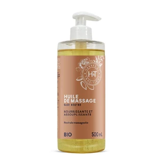 Herbes et Traditions Bio Massageolie Neutraal Basis 500ml