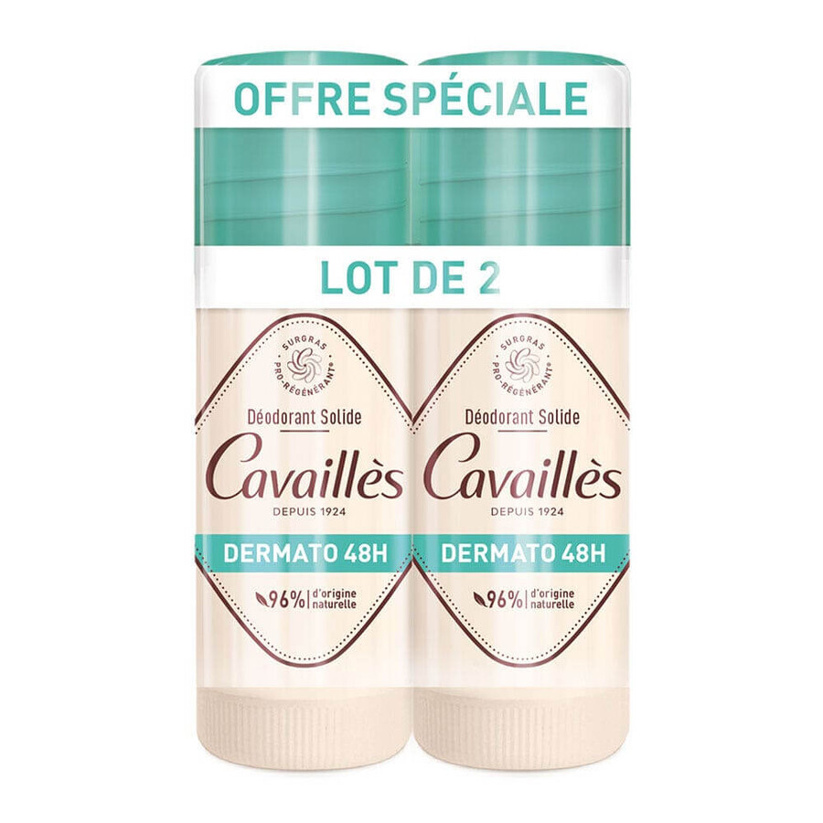 Shop Cavaillès Dermato 48H Deodorant Stick 2x40 ml Cavaillès Dermato 48H Deodorant Stick 2x40 ml