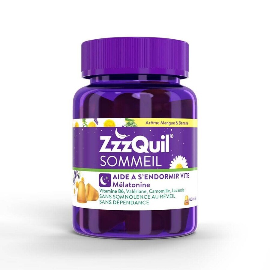 ZzzQuil Sleep Taste Mango and Banana 30 gummy candies