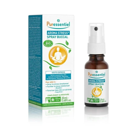 Puressentiel Aroma Stress Spray bucal Con aceites esenciales bio 20ml