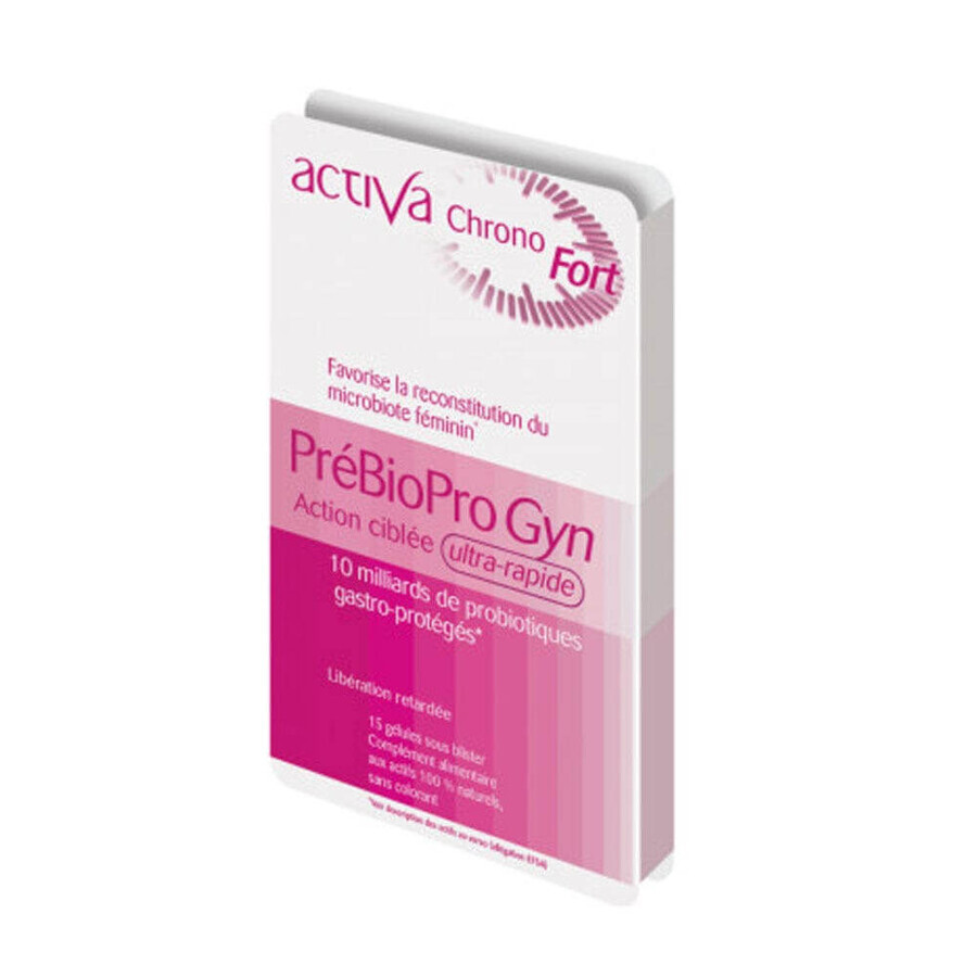 Buy Activa Crono Fort Prébiopro Gyn Action ciblée Ultra-rapide 15 gélules Activa Crono Fort Prébiopro Gyn Action ciblée Ultra-rapide 15 gélules