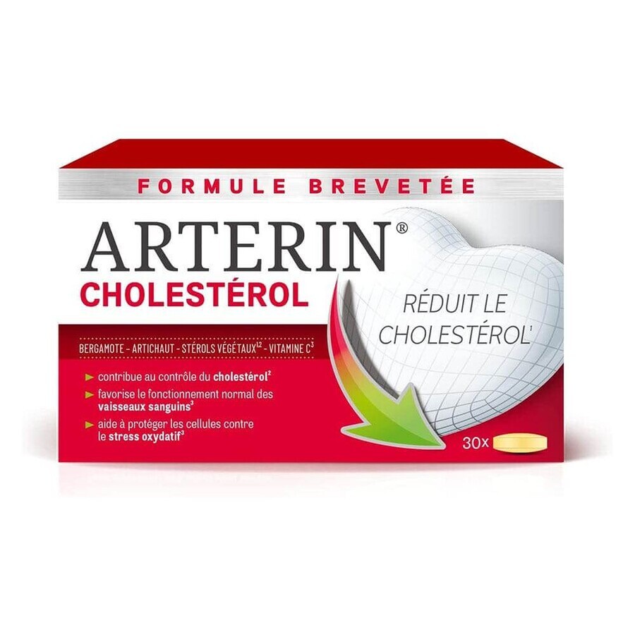 Omega Pharma Cholesterol Arterin Active Ingredients of Natural Origin 30 Tablets