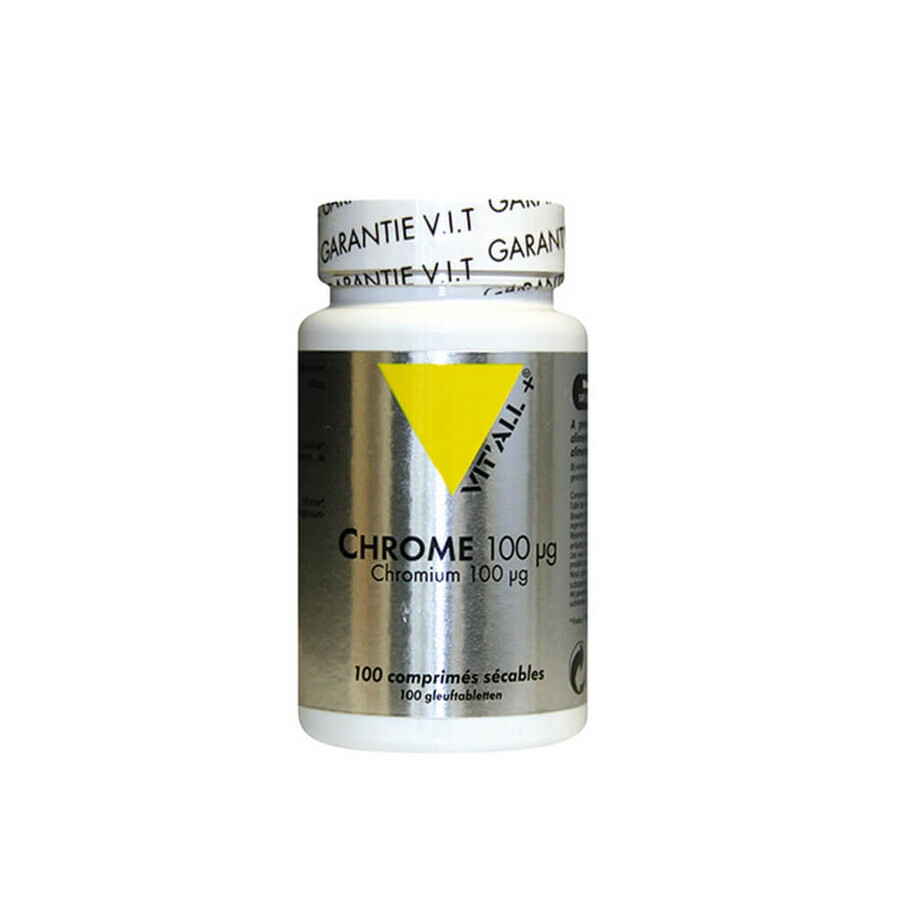 Buy Vit'All+ Chromium 100µg 100 Tablets Vit'All+ Chromium 100µg 100 Tablets