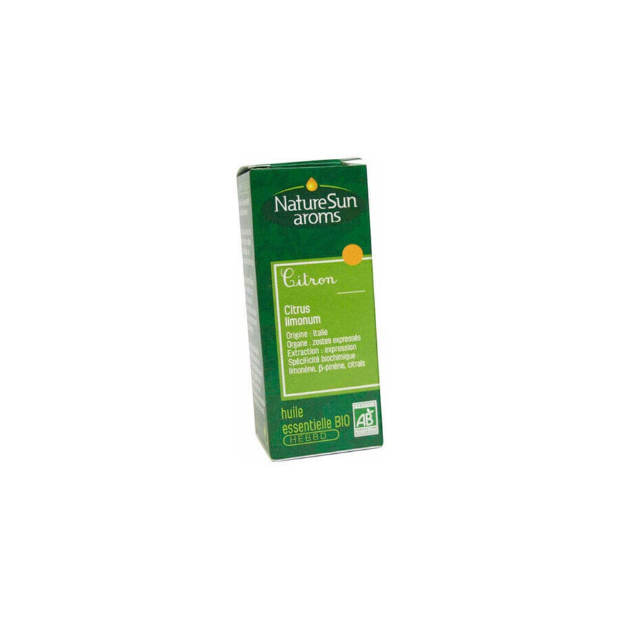 Boutique Naturesun Aroms Citron Huile Essentielle 10ml Naturesun Aroms Citron Huile Essentielle 10ml