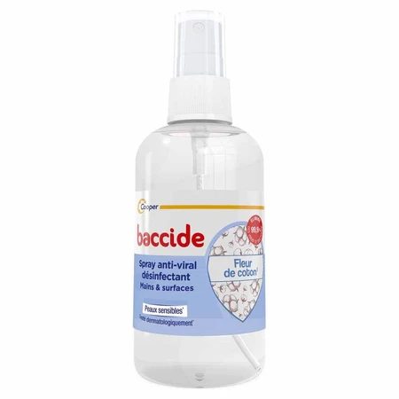 Baccide Antiviral Disinfectant Spray Hands and Surfaces Cotton Flower 100ml
