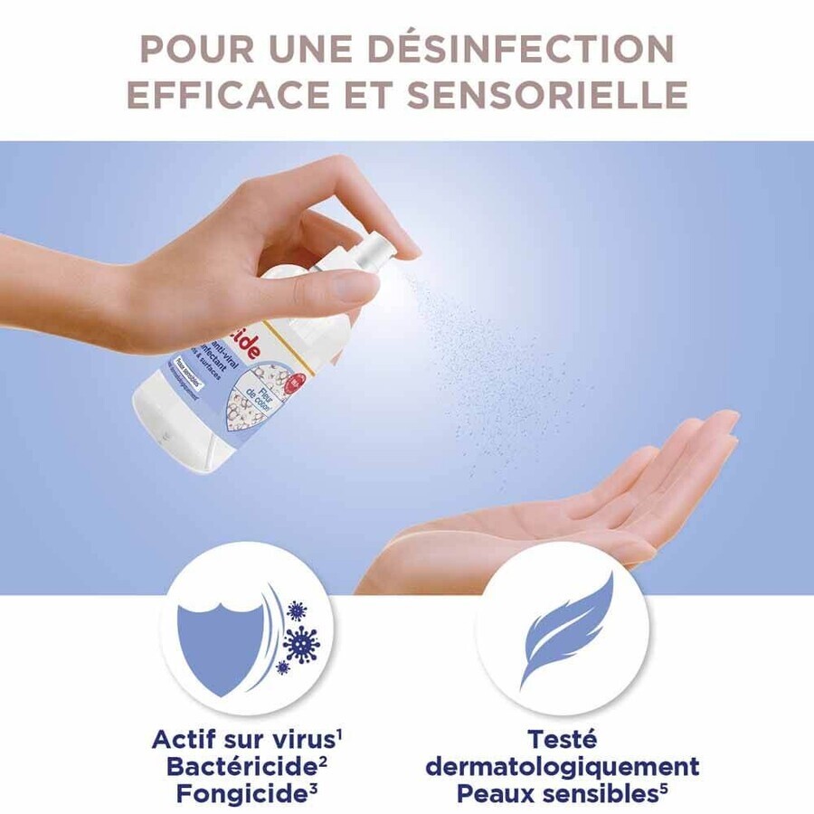 Baccide Antiviral Disinfectant Spray Hands and Surfaces Cotton Flower 100ml