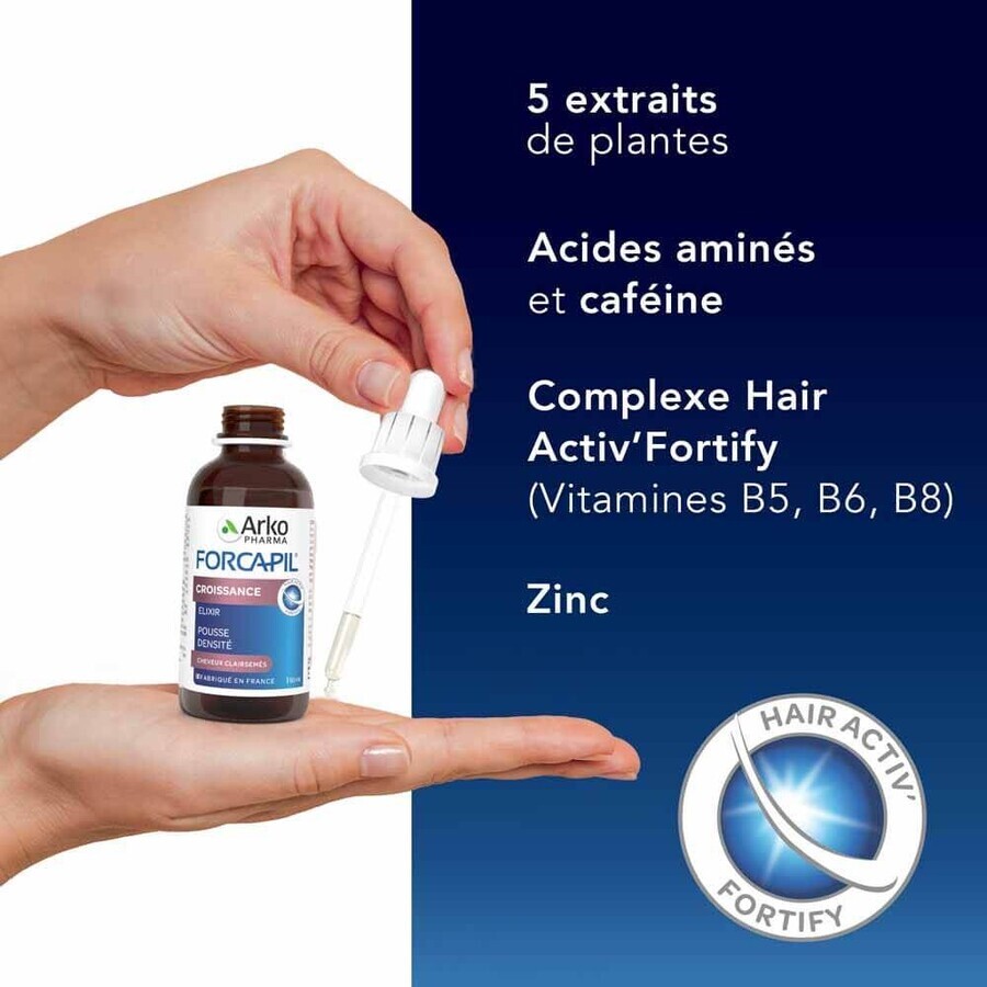 Arkopharma Forcapil Groei Elixir Cheveux Clairsemés 50ml