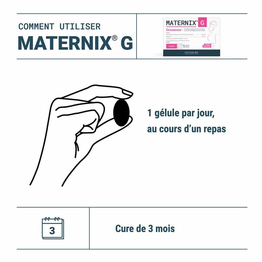 Densmore Maternix G Grossesse 90 Capsules