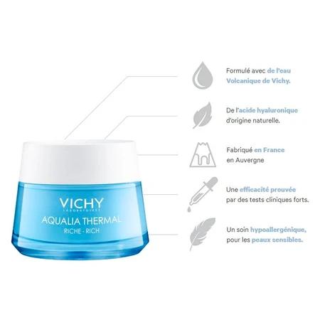 Vichy Aqualia Thermal Rehydrating Rich Cream - 50ml