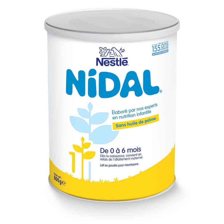 Acquista Nestlé Nidal Latte in polvere 1 0-6 mesi 800g Nestlé Nidal Latte in polvere 1 0-6 mesi 800g