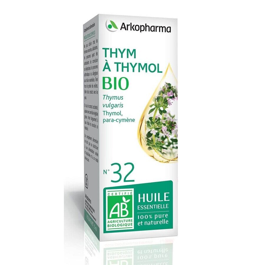 Arkopharma Olfae Ulei esențial N°32 Cimbru A Thymol Bio (thymus vulgaris Ct Thymol) 5ml