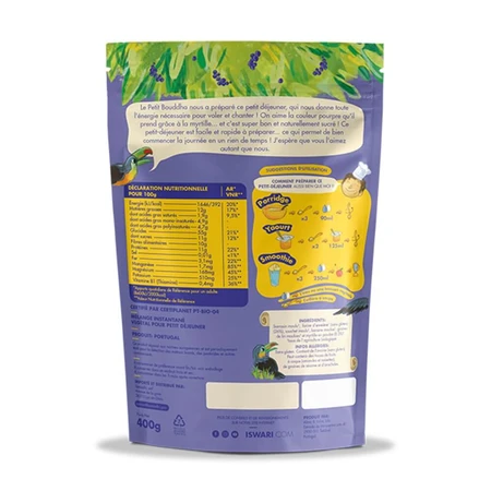 Iswari Petit Bouddha Organic Magic Blueberry Super Breakfast 400g