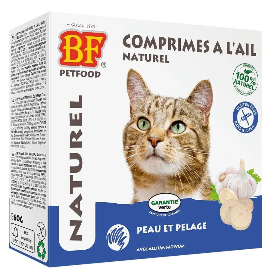 Biofood Ail Naturel Flora intestinală pentru piele și păr 100 comprimate