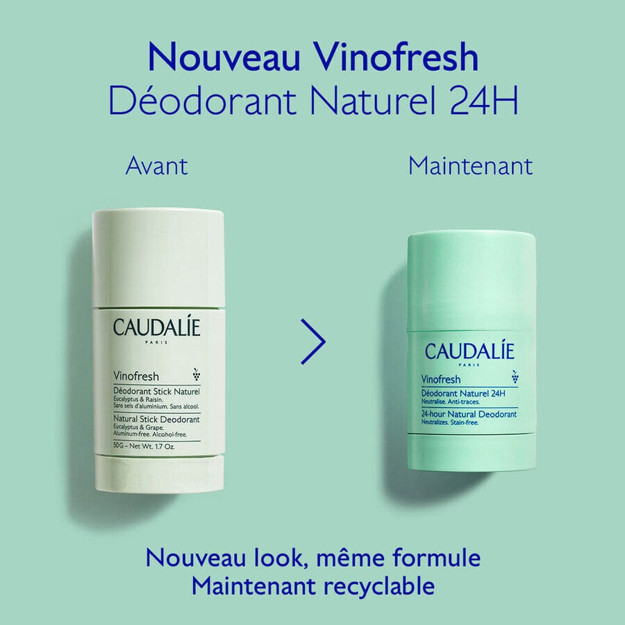 Caudalie Vinofresh Deodorant Stick Naturel 50g