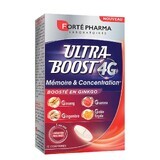 Forté Pharma Ultra Boost 4G Gedächtnis und Konzentration Ginseng Ginkgo 15 Tabletten