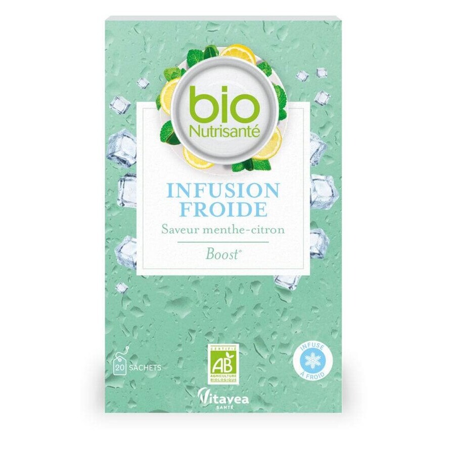 Acquista Vitavea Santé BioNutrisanté Infusion Froide Saveur Menthe Citron Boost 20 bustine Vitavea Santé BioNutrisanté Infusion Froide Saveur Menthe Citron Boost 20 bustine