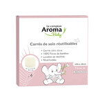 Le Comptoir Aroma Herbruikbare babyverzorgingsdoekjes x4