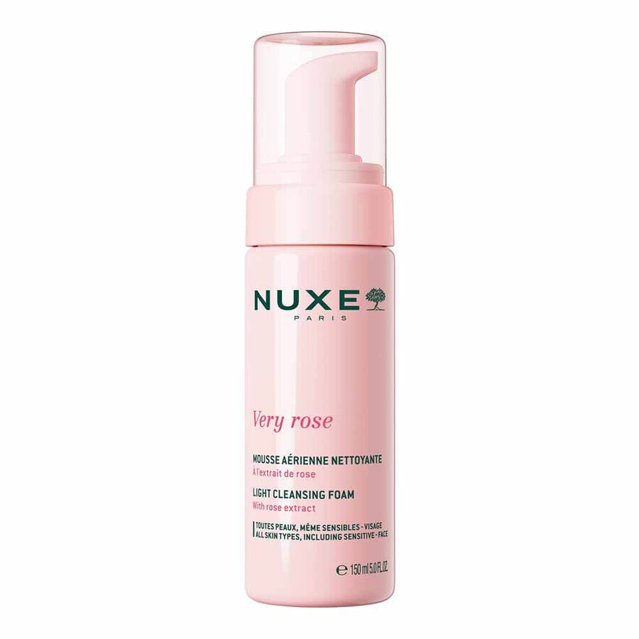 Nuxe Very rose Mousse Aérienne Nettoyante 150ml