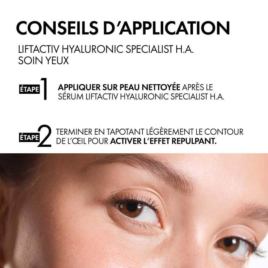 Vichy Liftactiv Trattamento Intensivo Ritensore Anti-rughe Contorno Occhi [HA] 15ml