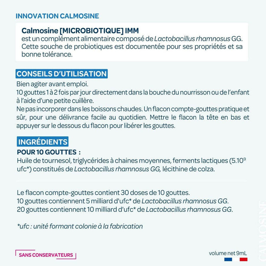 Calmosine Microbiota IMM 9ml