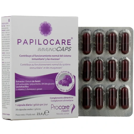 Papilocare Immunocaps, 30 cápsulas, Procare Health