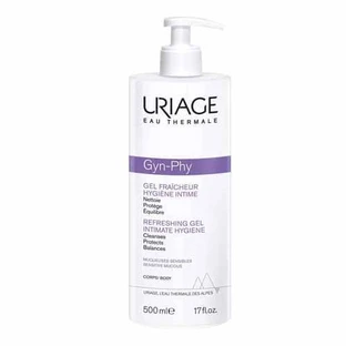 Uriage Gyn-Phy Verfrissende Gel Gyn-phy Intieme Hygiëne Gevoelige Slijmvliezen Uriage Muqueuses Sensibles 500ml