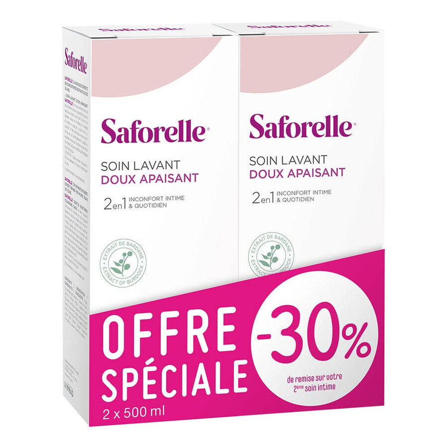 Winkel op Saforelle Milde Intieme Reinigingsgel 2x500ml Saforelle Milde Intieme Reinigingsgel 2x500ml