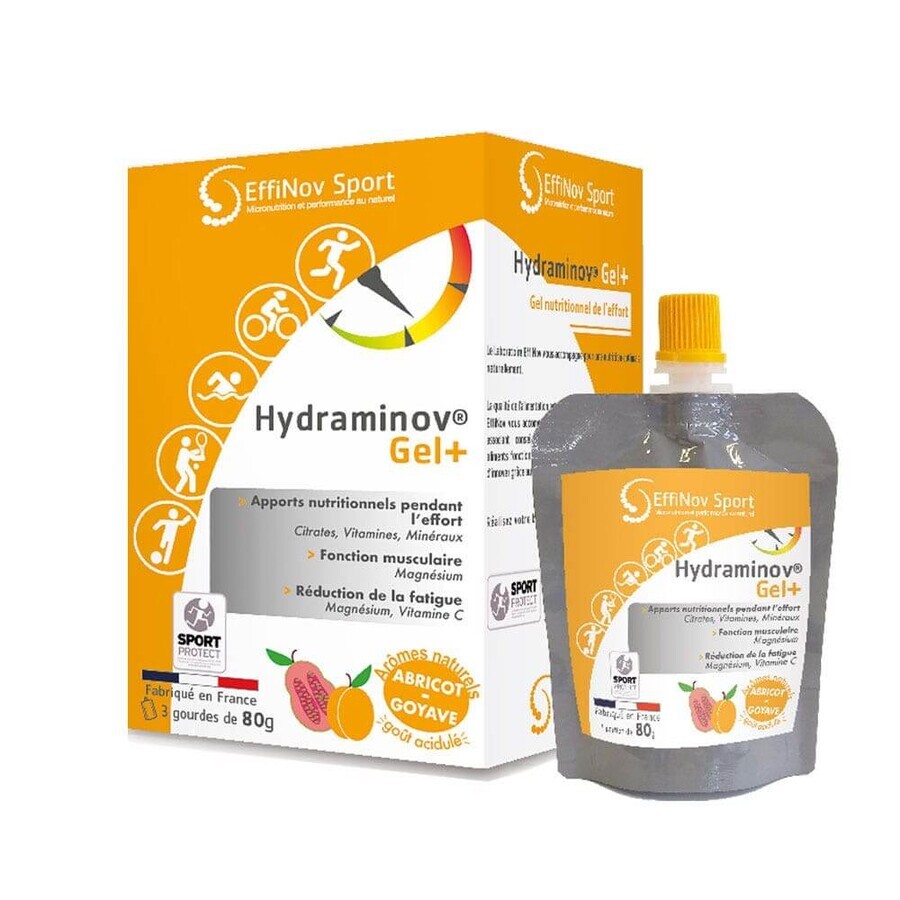 Effinov Nutrition Hydraminov Gel+ Sport x3 bottles