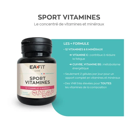 Eafit Vitaminen voor Sport 60 Gels