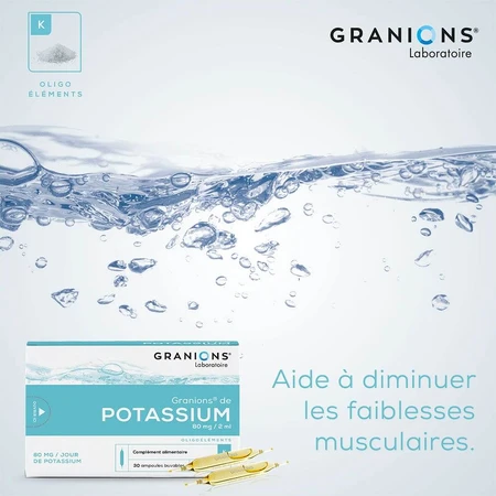 Granions Potassium 30 vials 60 ml