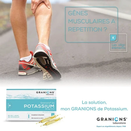 Granions Potassium 30 vials 60 ml