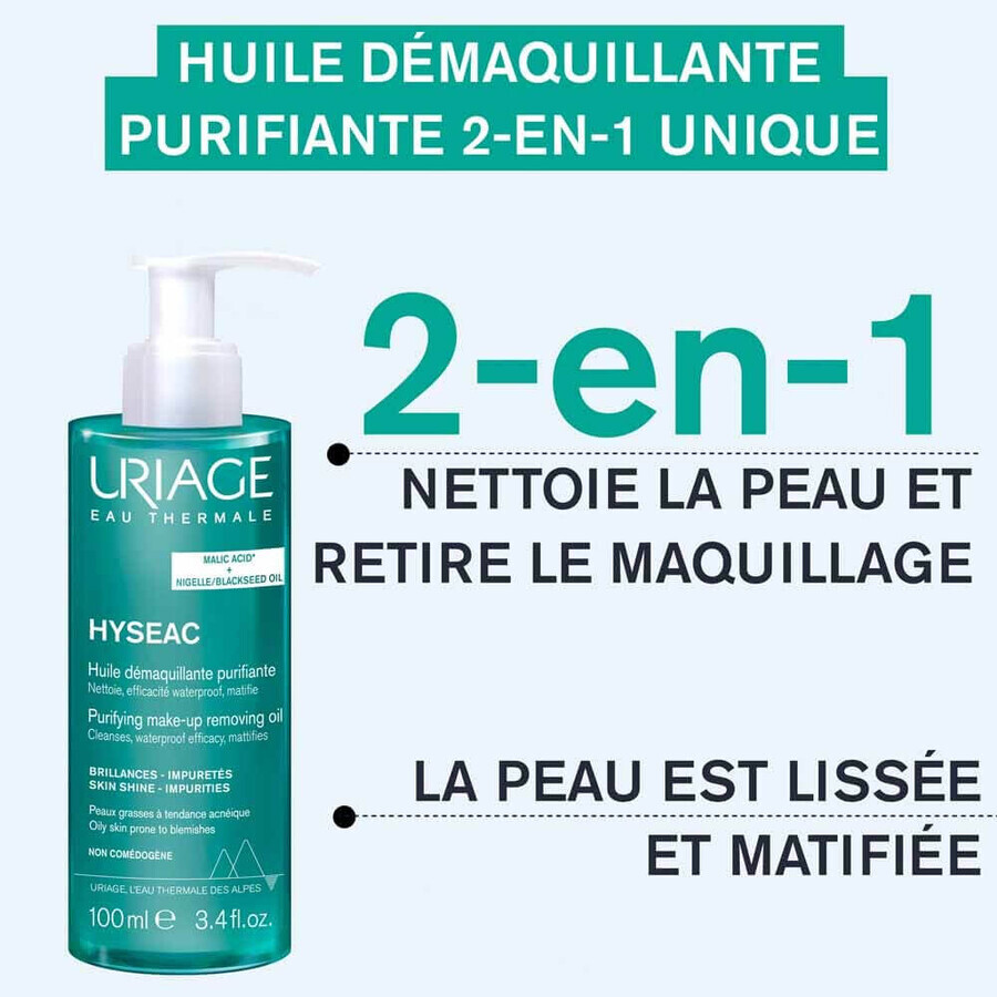 Uriage Hyseac Reinigendes Öl Reinigende Haut Acnéiques Peaux Grasses 100ml